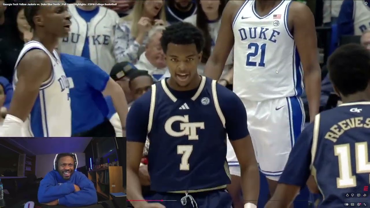 Duke Blue Devils vs Georgia Tech Yellow Jackets | MCBB | Uncut Reaction