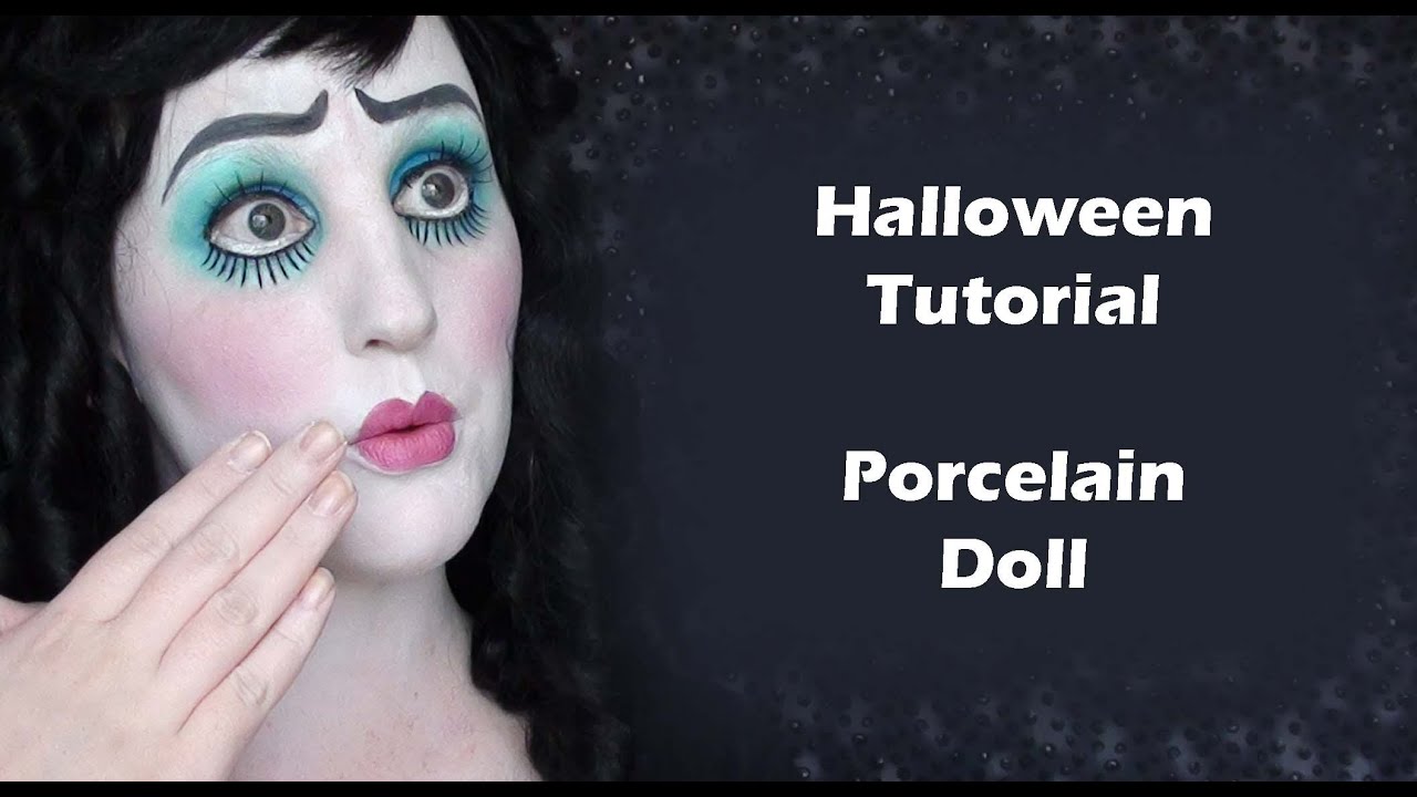 Halloween Tutorial - Porcelain Doll - YouTube