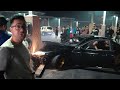 Street Racer CRASHES into POLE *Crazy HELLCAT Drifting*