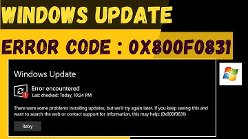 How To Fix Windows Update Error Code 800F0381