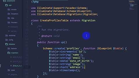 laravel class 02 database migration model and controller
