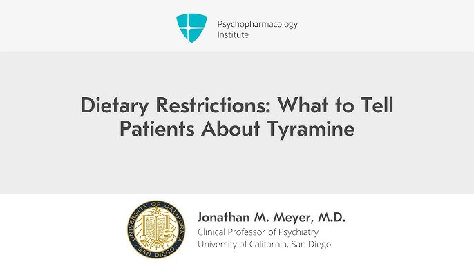 Talking To Your Patient About Tyramine Youtube