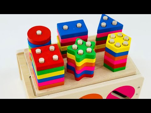 BEST Counting Shapes Toy Video! Numbers & Colors Educational Toy ...