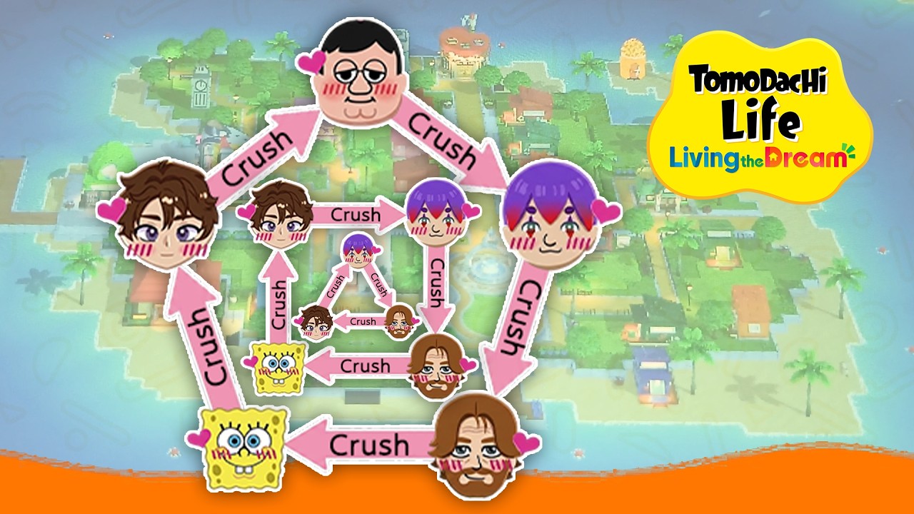 How to Make Your Miis Form Love Triangle, Love Quadrangle, or Even Love Pentagon in Tomodachi Life