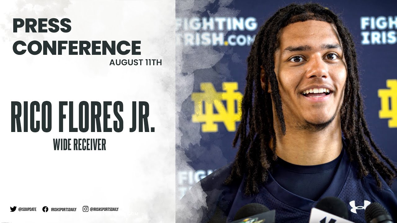 Rico Flores Jr On Competition With Notre Dame CBs Benefits Of Early Rico Flores Jr On Competition With Notre Dame CBs Benefits Of Early
