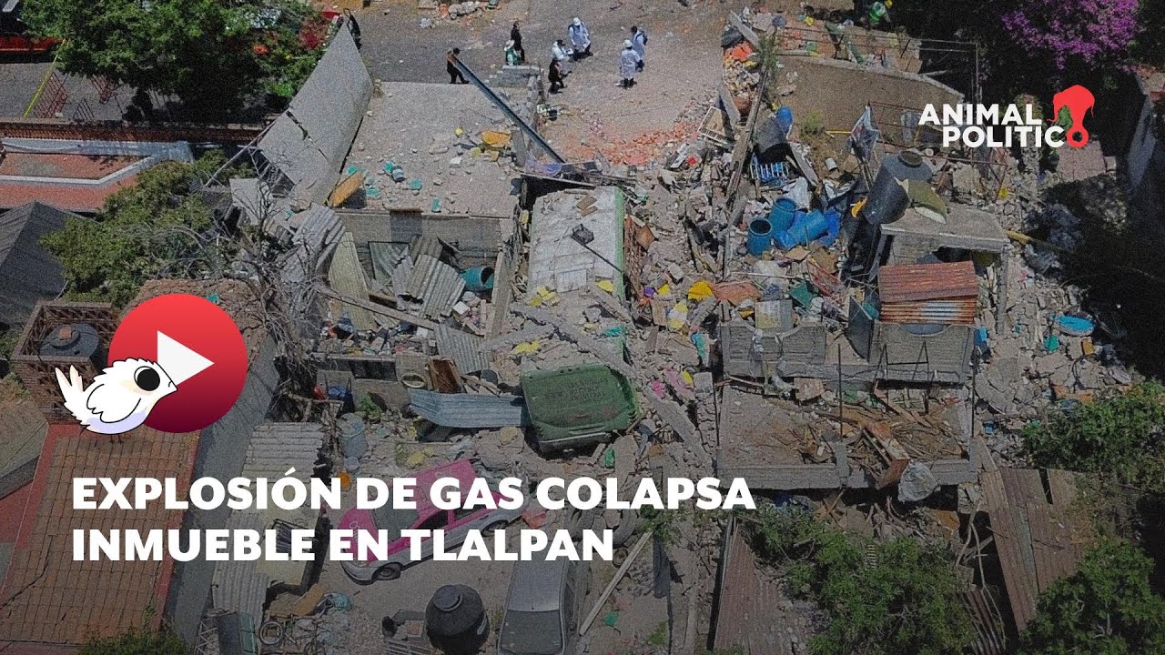Explosión colapsa casa en Tlalpan