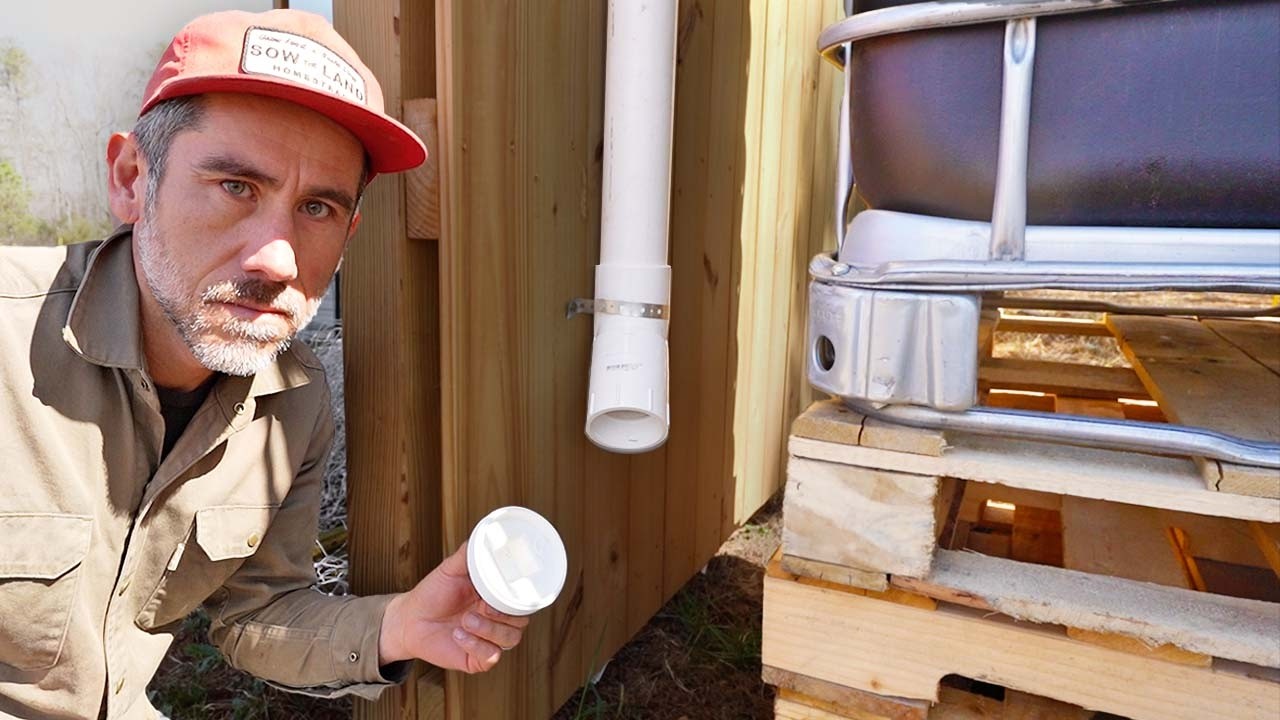 DIY Simple First Flush IBC Tote Rain Collection System