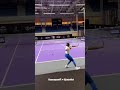 Coco Gaudd & Johan tatlot #tennis #training #workout #news #sports #youtubeshorts #viral