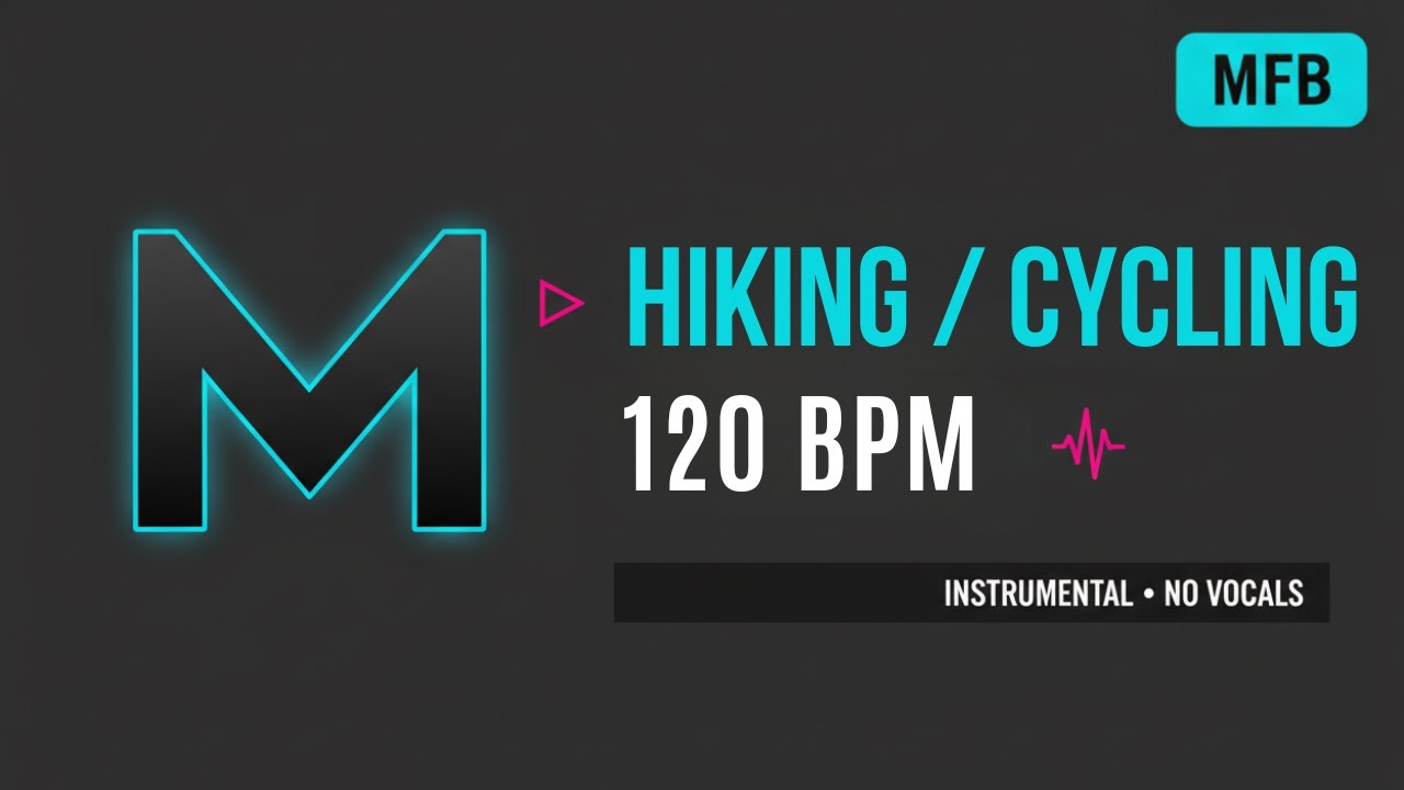 90-Min Flow State Biking & Running Music (120 BPM) — No Vocals Instrumental Workout Mix