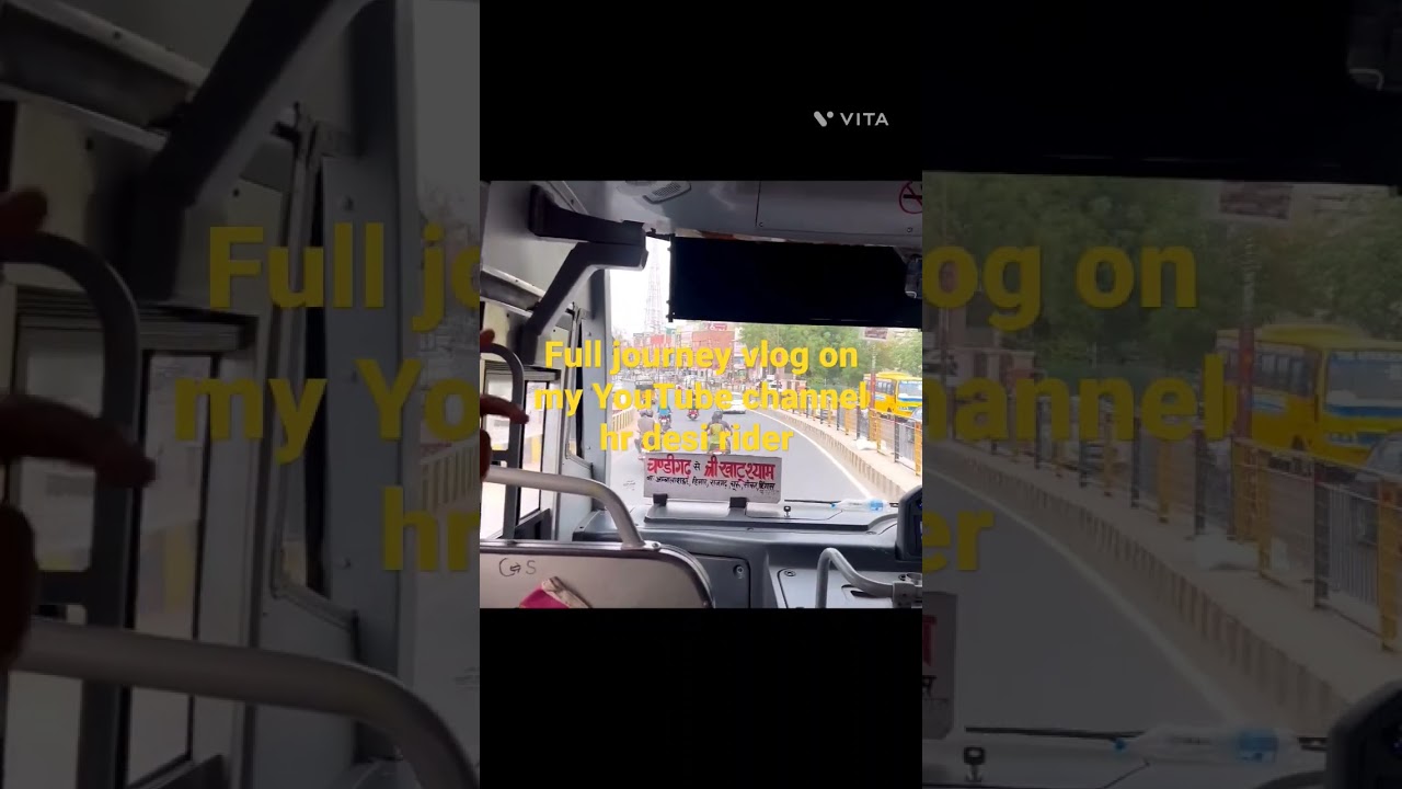 ctu ac bus  ! hisar bus stand ! youtube channel -hr desi rider ! 