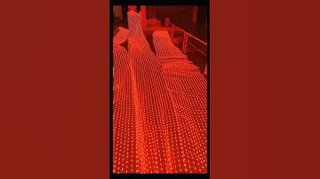 12V 1903 WS2811 SPI Pixel Digital Addressable RGBic Pebble Seed Flexible Mesh Matrix Screen Curtain