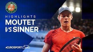 Corentin Moutet vs Jannik Sinner | Round 4 | French Open 2024 Highlights 🇫🇷