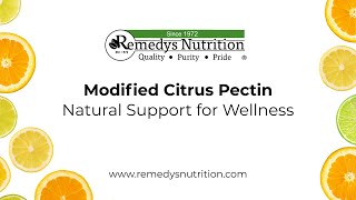 Modified Citrus Pectin Explained: Benefits & Cellular Support | Remedy’s Nutrition®