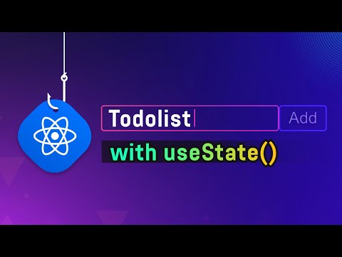 Todolist with useState() | Xây dựng ứng dụng todolist | React hooks