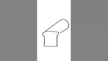 #easydrawing #shorts Draw a simple bread