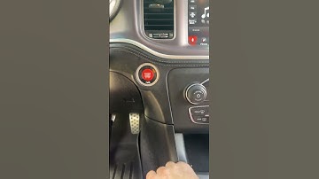 Installed hellcat push to start button on scatpack#392 #scatpackcharger #widebodyscatpack #mopar