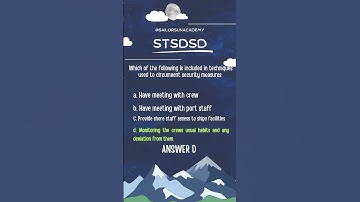 STSDSD exit Exam question part 6 #stsdsd #stcw #shortvideo #shortsfeed