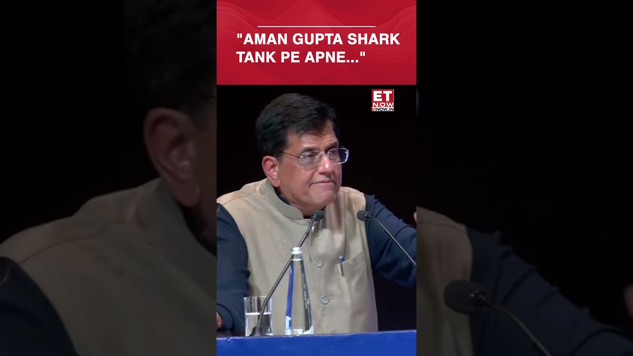 Did Piyush Goyal Grill Boat CEO Aman Gupta During His Address? | 