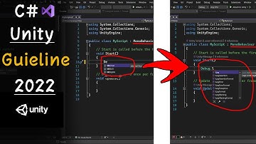 [C#  Add guieline Unity] - เพิ่มไกด์ไลน์ เพื่อเขียนโค้ด Unity ได้ดีขึ้น