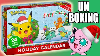 POKEMON Holiday Advent Calendar Unboxing/Opening! Cute Christmas figures and more! screenshot 3