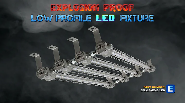 Explosion Proof Low Profile LED Fixture for Hazardous Locations - 54,080 Lumens - Class 1 & 2