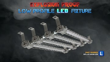 Explosion Proof Low Profile LED Fixture for Hazardous Locations - 54,080 Lumens - Class 1 & 2