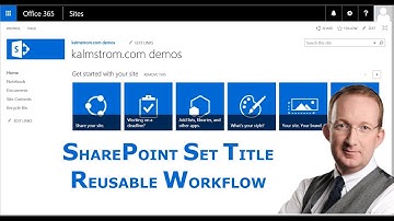 Let a SharePoint Reusable Workflow Set Titles