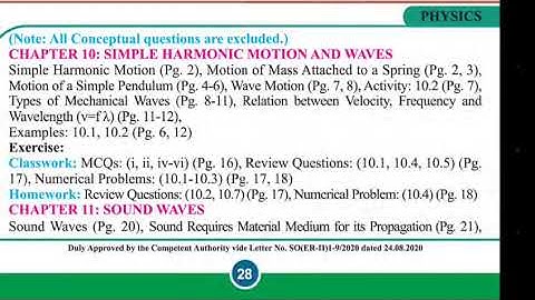 10th Class Physics Smart syllabus. Alp 10th physics. only physics 10thClass.pumjab board 2020-2021.