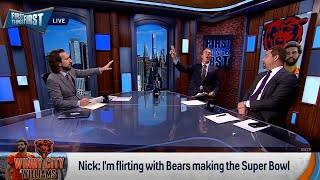 Caleb could take Bears to Super Bowl.  Nick rocks the set!