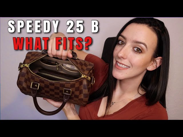 SPEEDY 25 BANDOULIERE REVIEW  WHAT FITS INSIDE WITH AND WITHOUT A