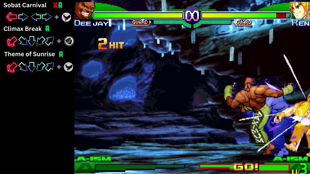 SFA3 - Dee Jay Move List - YouTube