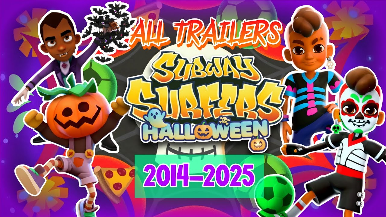 🎃 Subway Surfers Сезон Хэллоуин - Все трейлеры (2014-2025)🕯️👻