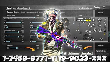 NEW UPDATE 4.0🔥BEST SENSITIVITY CODE + CONTROL SETTINGS BGMI/PUBG MOBILE