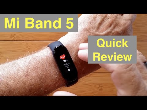 XIAOMI MI SMART BAND 5 AMOLED Screen IP68/5ATM Waterproof Newest Fitness Band: Quick Overview