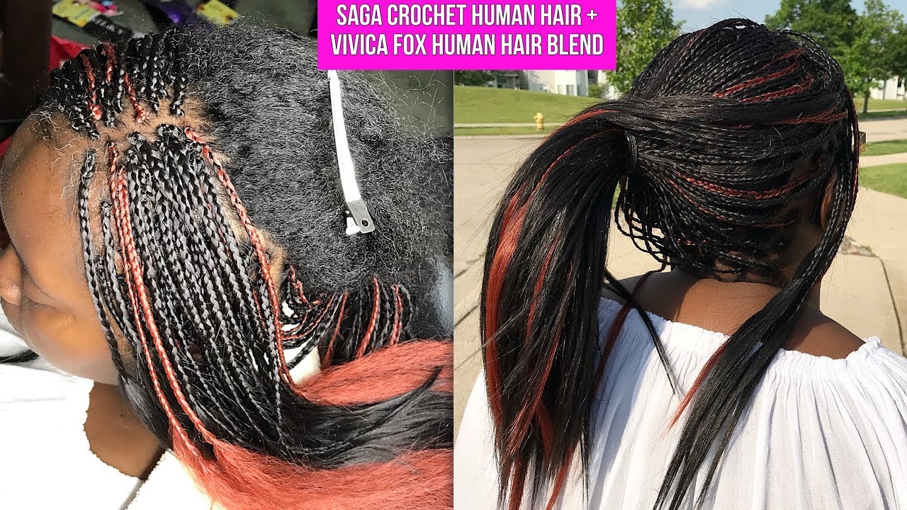 human braiding hair for micros