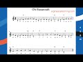 Oh Susannah C major lesson/srgm easy learning.