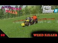 American Falls Ep 29     Killing off some weeds     Farm Sim 22