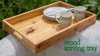 How To Make A Useful Pallet Wood Serving Tray (with sheep)