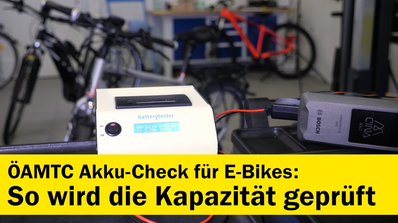 Akku-Check für E-Bikes: So wird die Kapazität geprüft