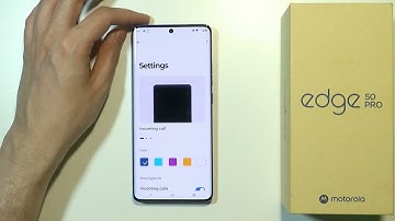 How to Enable/Disable Edge Lights on Motorola Edge 50 Pro