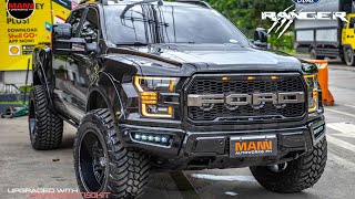 TRANSFORMED BLACK FORD RANGER INSTALLED WITH MANN R2R F150 KIT AND GMC HUMMER EV TAILIGHT | 10.2021