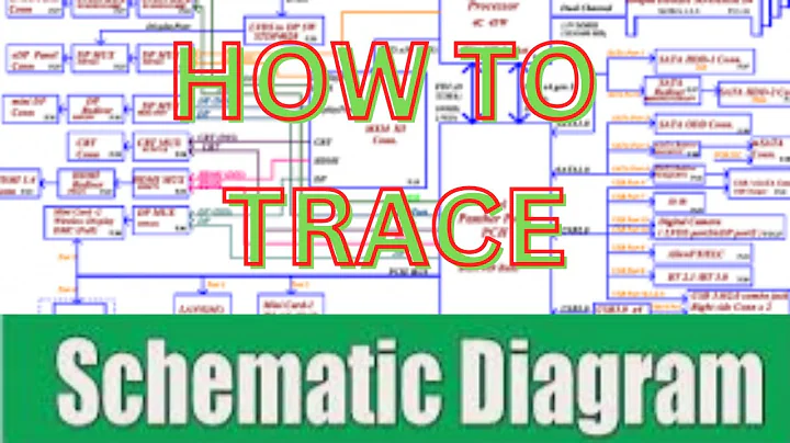 HOW TO TRACE SCHEMATIC DIAGRAM | TRAINING ON LAPTOP BOARDS WITH DIFFERENT SIGNALS