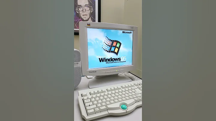 Computing like it's 1995 #retro #90s #vintage #nostalgia #asmr #satisfying #gaming #retro