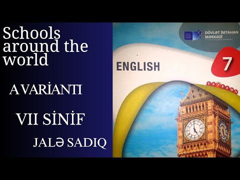 İngilis dili | DİM | 7-ci sinif | Unit 1 | Schools around the world | A variantı.