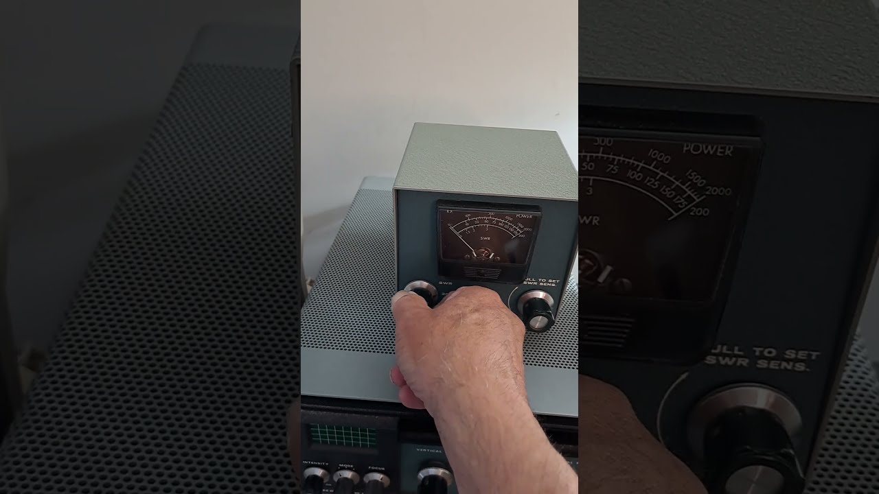 Demonstration Of The Heathkit HM 102 Power SWR Meter