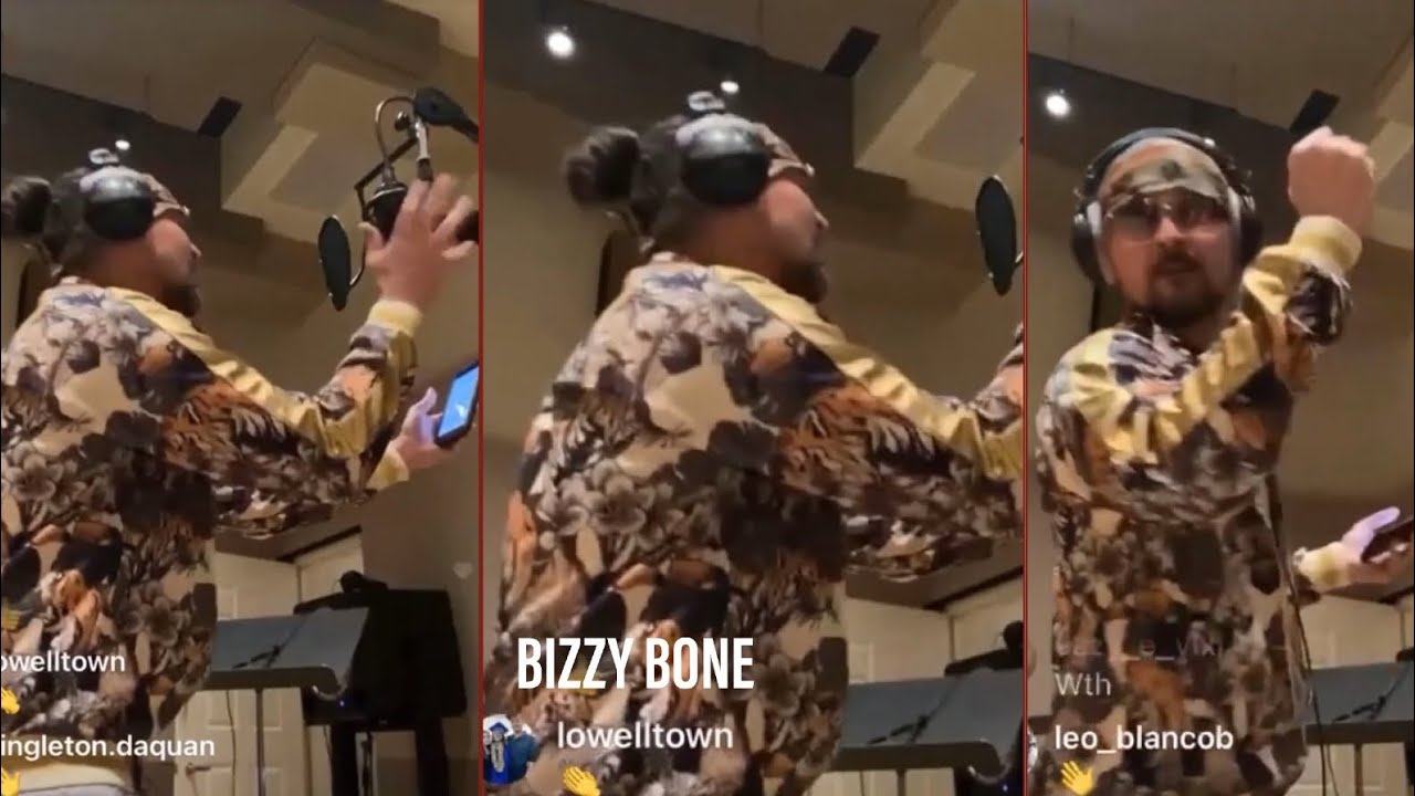 Bizzy Bone Recording New Song With Insane Flow In Studio 'Goes off on ...