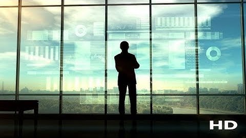 Silhouette Of A Trader In The Office HD | Motion Graphics - Videohive template
