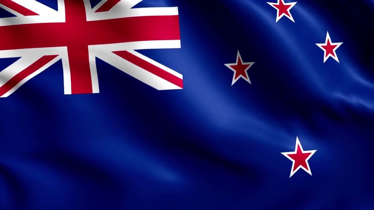 New Zealand Flag Waving | Kiwis Flag Waving | New Zealand Flag Screen