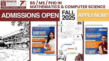 Admissions (Round 2) are now open at IBA Karachi – School of Mathematics & Computer Science (SMCS)!
