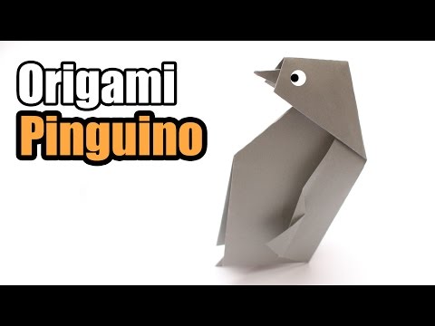 Como Hacer Un Pinguino De Papel ANIMALES DE PAPEL Origami Pinguino De Papel
